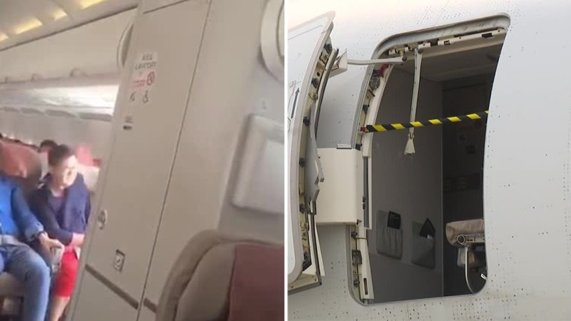 Uçak kapısının yolcu tarafından açılması üzerine soruşturma başlatıldı