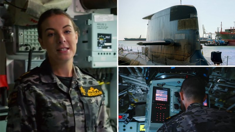 Day in the life of a submarine officer in Australian navy