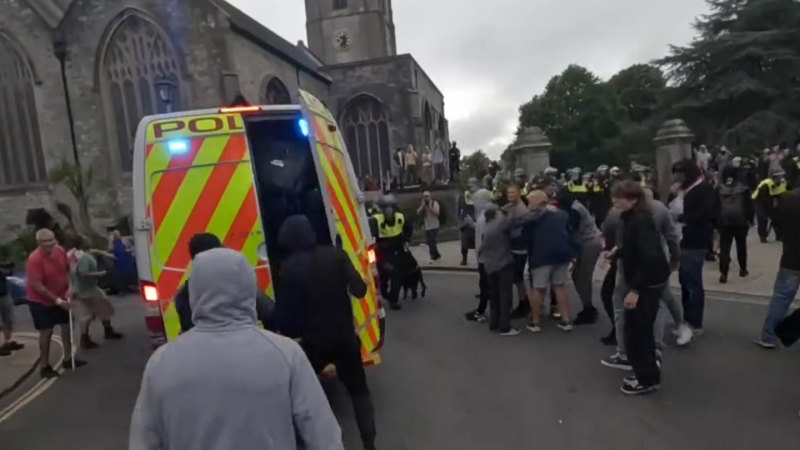 Violence and unrest escalates across England