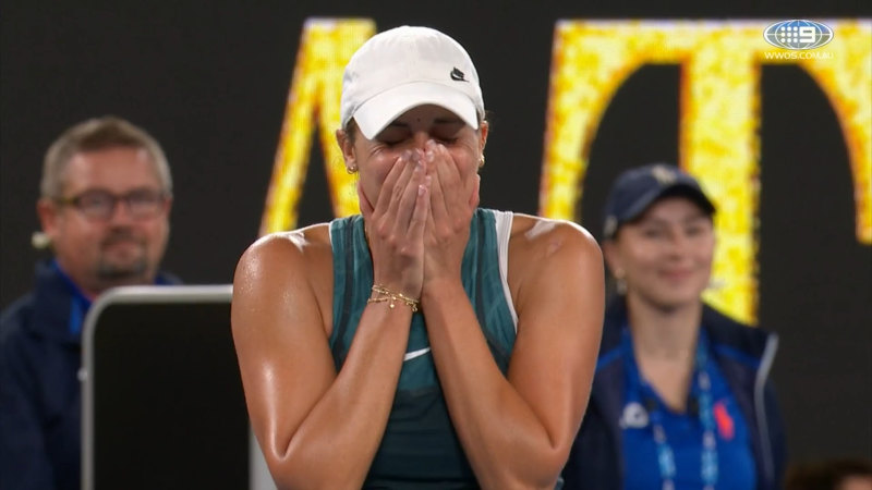 Tears of joy as Keys finally wins slam