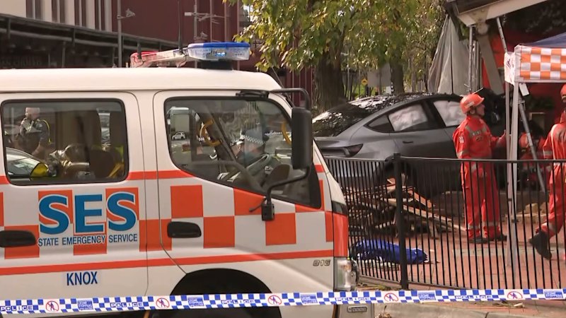 Woman killed after car ploughs into Melbourne shopping centre