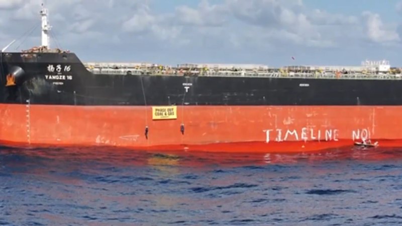 Dozens arrested in port coal protest