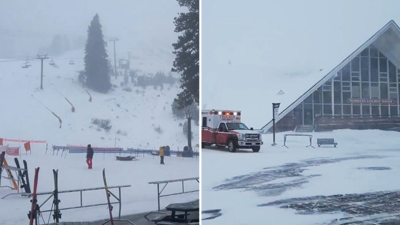 Search under way after California avalanche