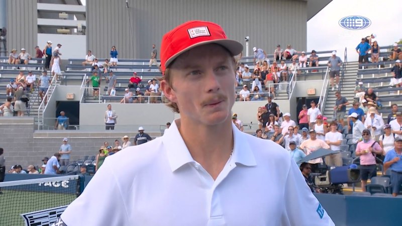 Dane Sweeny speaks about tennis struggles and a break from the sport