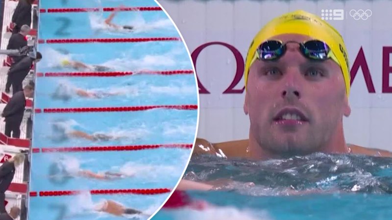 Chalmers rattles home to win 100m freestyle semi
