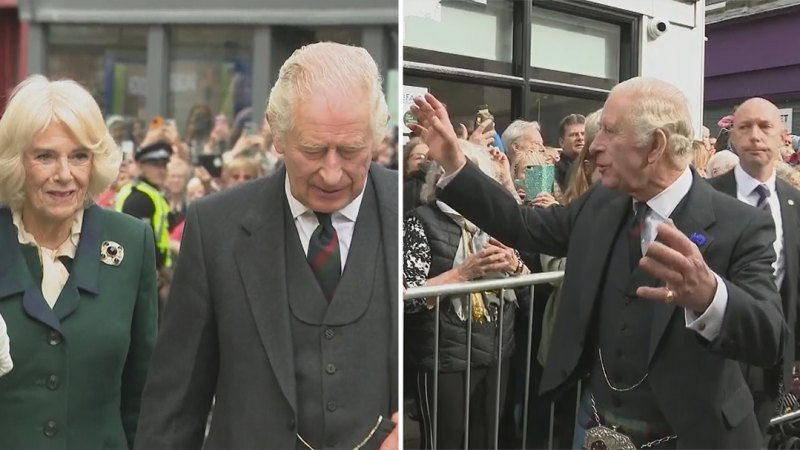Kral Charles, Camilla'nın Kraliçe'nin cenazesinden bu yana ilk halka açık katılımı