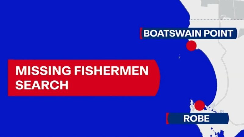 Search for two fishermen in South Australia