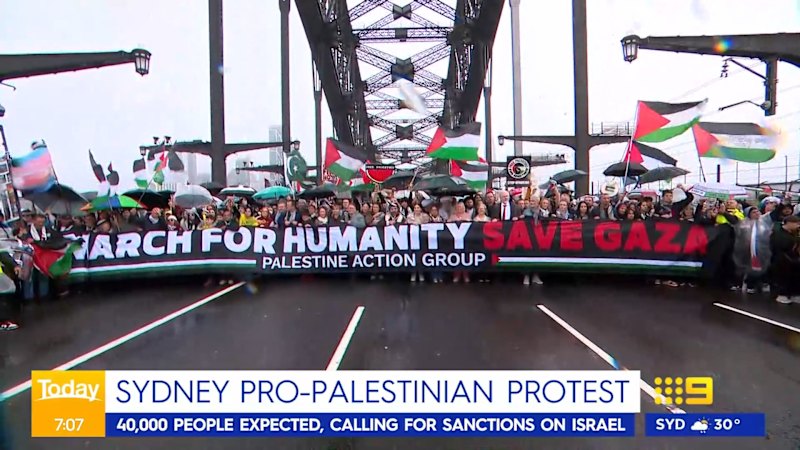 40,000 expected at Sydney pro-Palestine protests