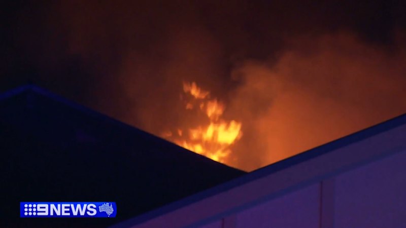 Lithium batteries spark shed fire south of Adelaide