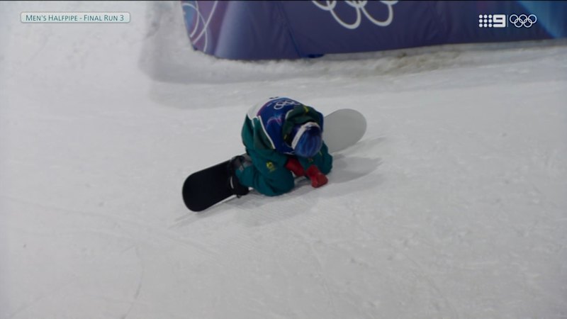 Devastation as James crashes in final run