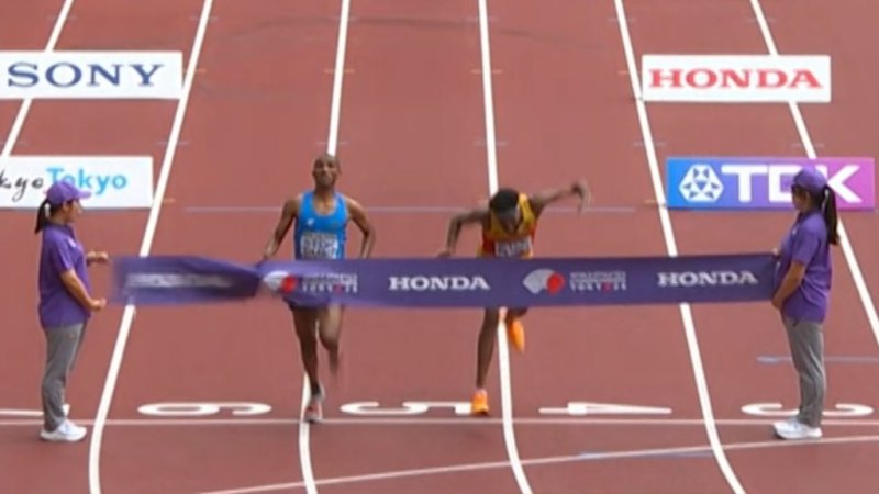 Thriller photo finish decides marathon gold