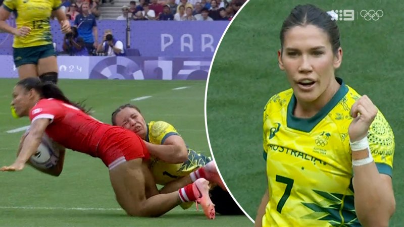  'She's hard done by': Crucial, questionable penalty goes against Aussies