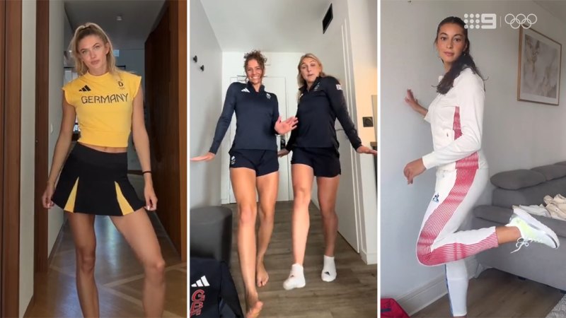 Olympic athletes show off their official uniforms ahead of Paris 2024