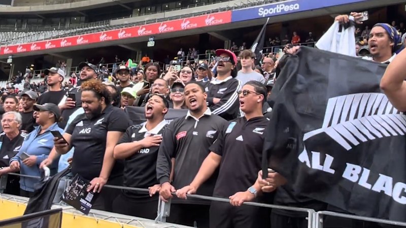 All Blacks welcomed as a tour begins in South Africa