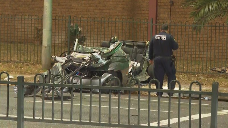 Woman fighting for life after Sydney car crash