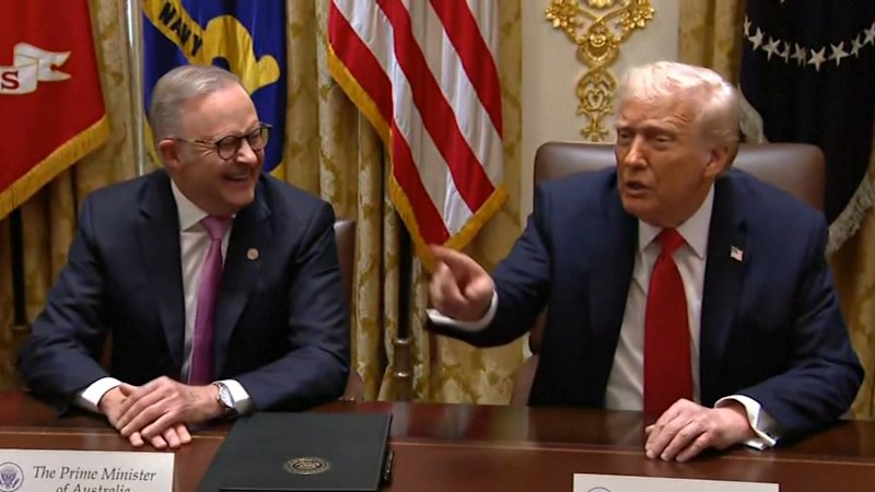 Albanese and Trump finally meet at the White House