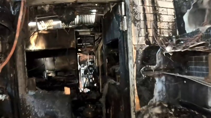 Fire rips through Chinese restaurant after gas stove left on