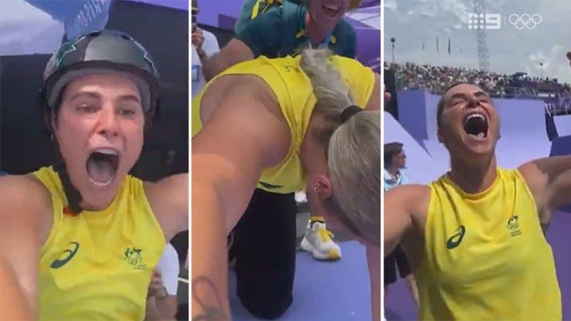 Aussie BMX medallist's wild Instagram video