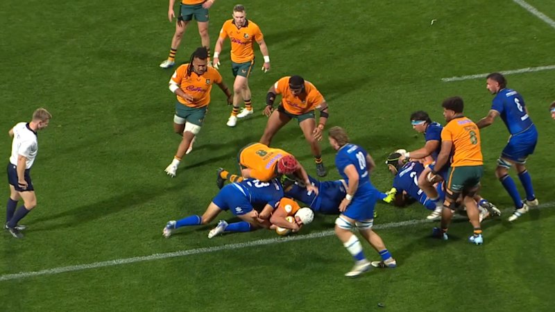 Wallabies lock scores historic hat-trick