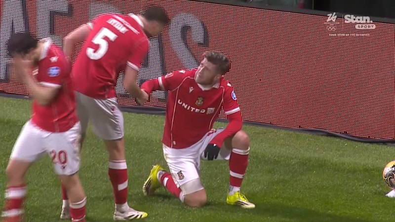 Strategic updates regarding Windass strikes to put Wrexham ahead