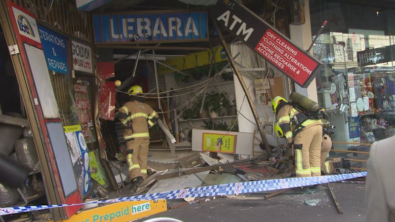 Early morning ram raid in Melbourne