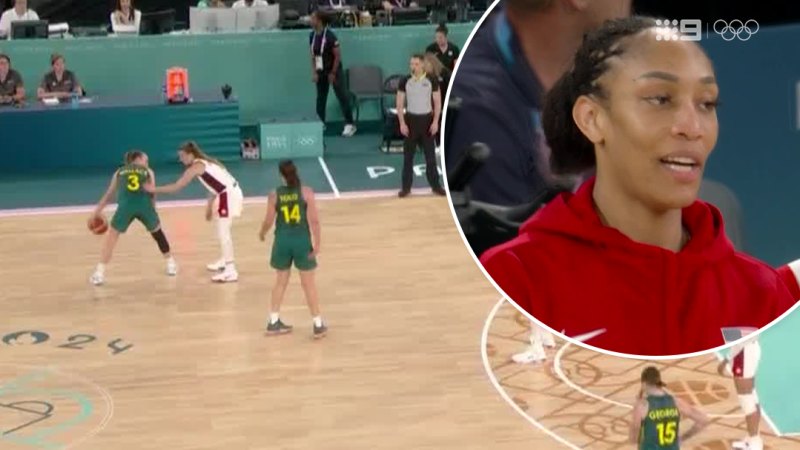 Americans celebrate after thrashing Opals