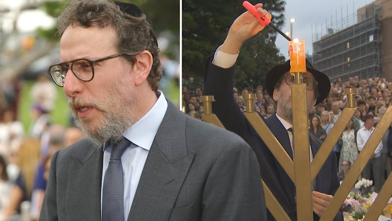 ‘We are grieving, we are suffering’: Rabbi Levi Wolff on the Bondi attack