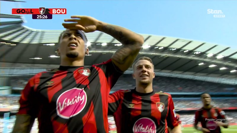 Bournemouth take lead against Manchester City as Marcus Tavernier scores