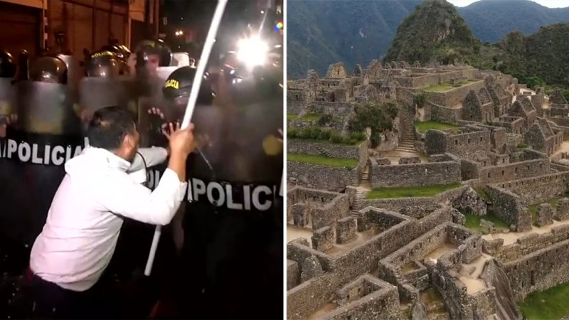 Peru'daki huzursuzluk nedeniyle Machu Picchu girişi askıya alındı