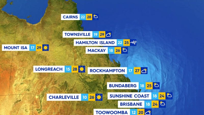 National weather forecast for Friday May 9
