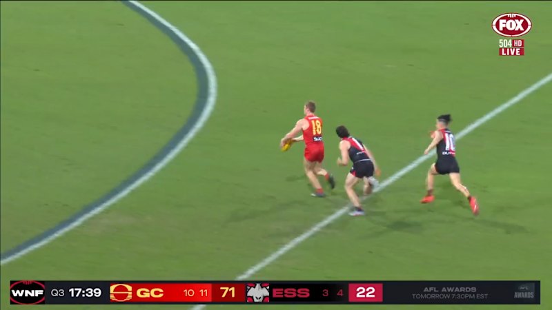 Rowell bangs it through on the run from 50
