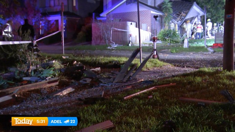 Car crashes into Melbourne house