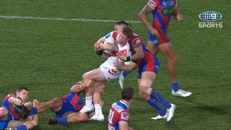 Knights prop reported for crusher tackle