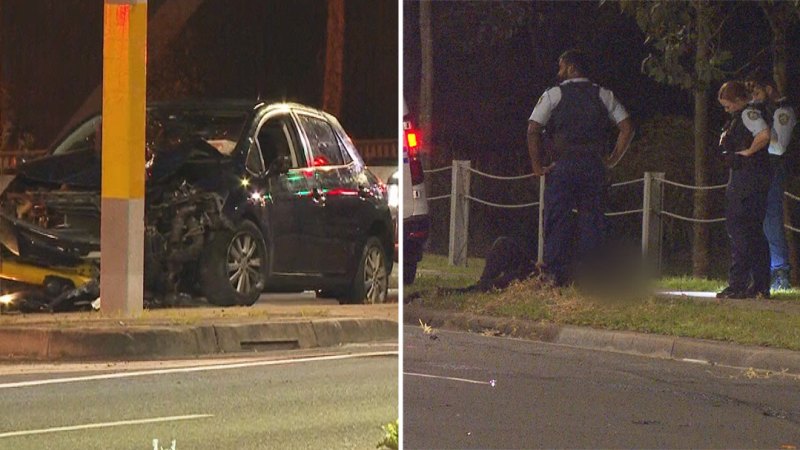 Police officer allegedly stabbed in Sydney following a vehicle pursuit