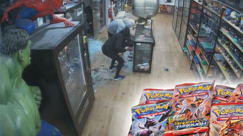 Pokemon cards stolen during attacks on collectable stores