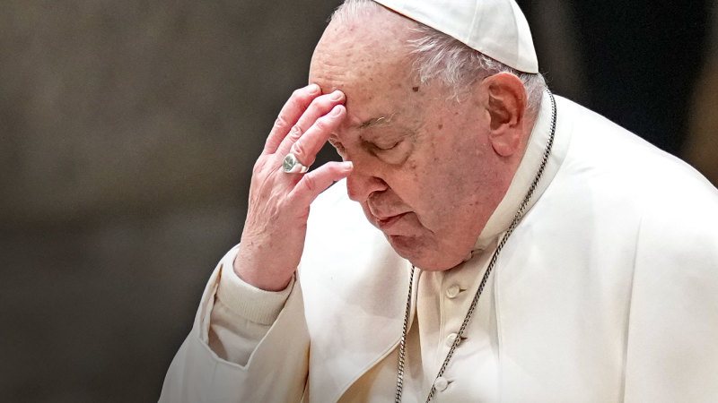 What happens to the leadership of the Catholic Church when a pope becomes incapacitated