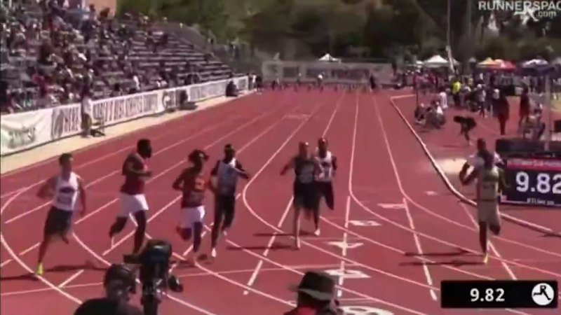 Aussie produces incredible 100m sprint time