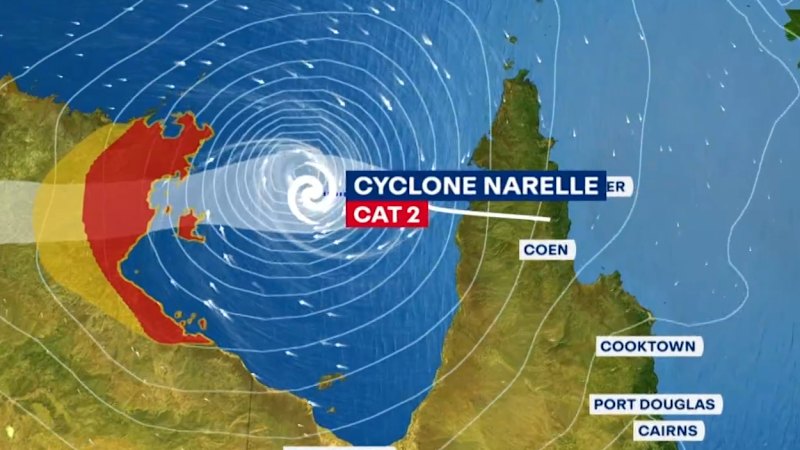 Clean up begins in Far North Queensland after Cyclone Narelle