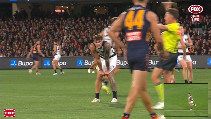 Cripps injures himself in off-ball incident