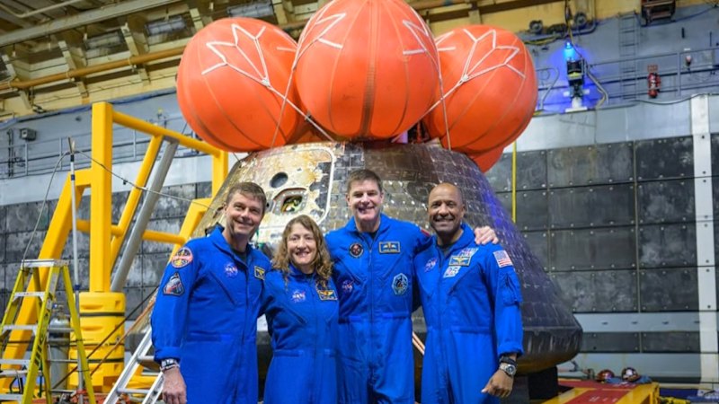 Artemis II astronotları aileleriyle buluştu