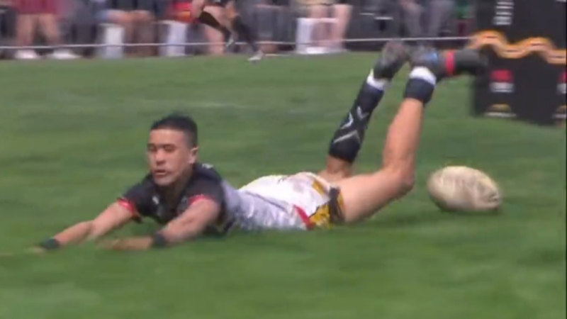 Saunders scores remarkable try at Koori Knockout