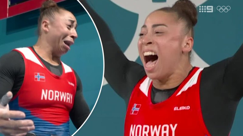 Weightlifter doesn't realise she's won Olympic gold