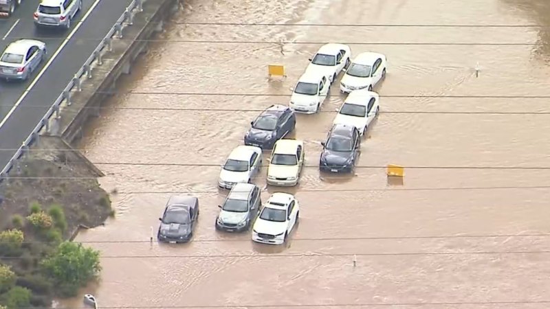 Flash flooding sweeps northern Brisbane