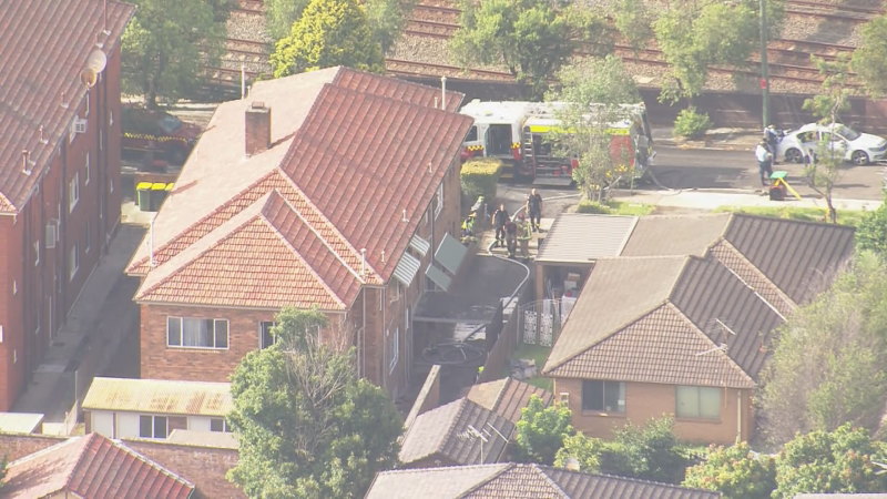 One person pulled from apartment fire in Sydney