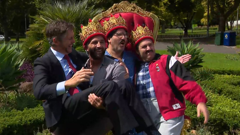 Comedy troupe Sooshi Mango crowned as Melbourne’s 2025 Moomba monarchs