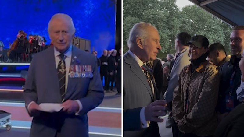 King Charles prepares to take the stage at VE Day 80 concert