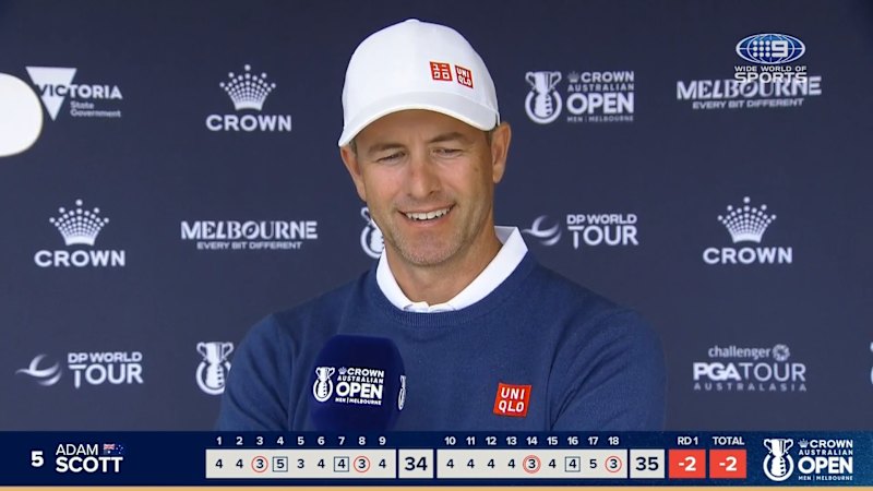 Scott unpacks opening round