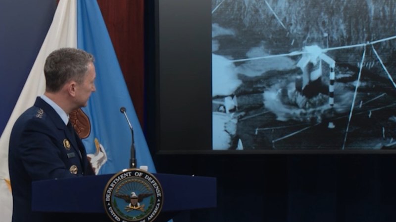 Pentagon shows test footage of bunker busters used in Iran strikes