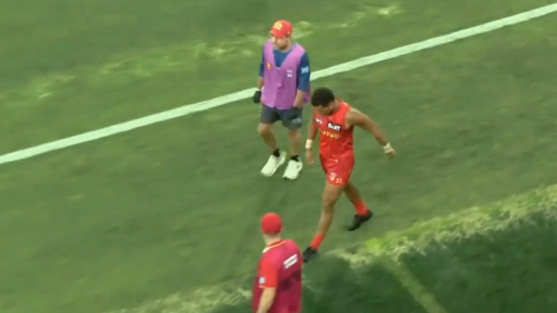 Star draftee sent for scans after scary bump