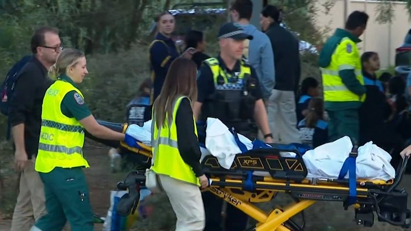 Two children injured in school bus crash